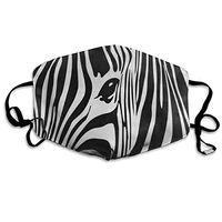 Face Mask Zebra Pattern Inspiring Cycling Half Face Earloop Dust Mask for Men