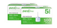 MedtFine Insulin Pen Needles 32G 5mm（3/16") 200 Pieces (2x100)