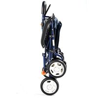 Wheelchair Medical Equipment Shopping Trolley-Foldable Portable Shopping Cart/Trolley/Grocery Walker Walker with Four Wheels/Lightweight Collapsible Chair,Suitable for Seniors and People in Need，