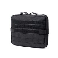 25.5X19X5.5cm First Aid Kit Medical Help Bag Emergency Kits Survival Travel Pouch Molle Box,Black