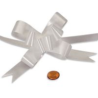 White Butterfly Bow 2" | Quantity: 100