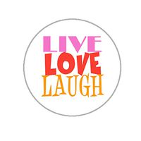 Live Love Laugh Envelope Seals - 1.2" Stickers - 144 Fun Stickers