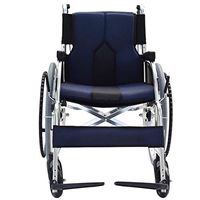 JUFU Wheelchair Light Folding Medical Home Aged Care car Scooter Walking aid Solid tire | (Color : C)