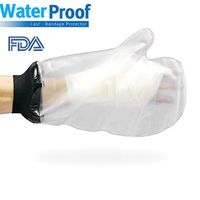 Kids Arm Hand Cast Cover, Clear Waterproof Shower Bandage Protector with Seal Protection for Hand, Wrist, Elbow, Finger Wound in Bathing or Shower,100% Reusable, (Hand)