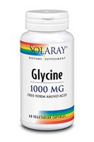 Solaray L-Glycine Free Form VCapsules, 60 Count