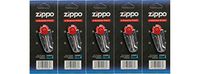 30 Zippo Flints - 5 Packs, 6 Flints in Each
