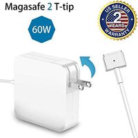 For MacBook Pro Charger 60W Magsafe 2 T-Tip Adapter Charger for MacBook Pro 13-inch After Late 2012