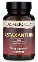 Dr. Mercola Astaxanthin 4mg, 30 Servings (30 Capsules), Non GMO, Soy Free, Gluten Free