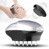 Electric Scalp Massager,Easefollow Vibrating Hair Brush,Head Massager,White