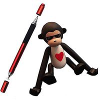 2 in 1 Disc Stylus Pen Compatible Kindle Fire Laptop Samsung Galaxy Tablet IPad Mini Pro Disc Tip for Touch Screen & Mobile Cell Phone Holder Stand Mount Desktop Tablet Stand