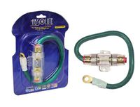 Absolute AGHPKG4GR 4 Gauge Power Cable and In-Line Fuse Kit (Green)