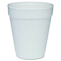 Dart 8KY8 8-Ounce capacity 3.5 Inch Height Greek Key Design Small Drink Embossed Foam Cup 25-Pack (Case of 40)