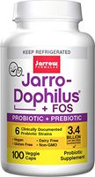 Jarro-Dophilus + FOS, Supports Intestinal and Immune Health, 3.4 Billion Organisms Per Cap, 100 Count (Cool Ship, Pack of 3)
