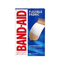 BAND-AID Flexible Fabric Bandages, Extra Large 10 ea (Pack of 4)