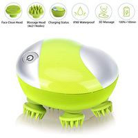 Sotica Electric Scalp Massage Vibration Massage Hair Brush Mini Waterproof Portable Electric Head Massager for Stress Relief