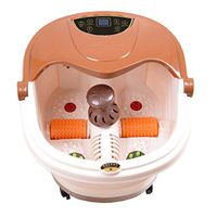 ZH Fully Automatic Massage Foot Bath, Electric Roller Soaking Basin Deep Barrel Home Surfing Heating