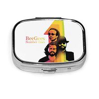 GloriaNguyen Bee Gees Stainless Steel Square Pill Box Medicine Vitamin Organizer Holder Decorative Box Gift