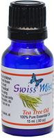 Swiss Mist - Tea Tree Essential Oil 100% PURE & NATURAL - UNDILUTED Therapeutic Grade - 0.50 oz Bottle - Perfect for Aromatherapy, Relaxation, Skin Therapy & More!