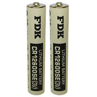 2pc FDK CR12600SE CR2NP 3V Laser Lithium Manganese Dioxide Battery FAST USA SHIP