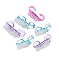Nail Art Tool,Putars Hot New 6 Pcs Nail Art Cleaning Brush After File Manicure Pedicure Fashion Purple