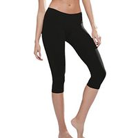Skineez skincarewear Miracle Toning Women's Capri, Black, Short/Medium