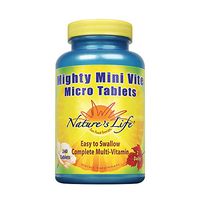 Nature's Life Mighty Mini Vite Micro Tablets, 240 Count