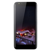 5.5'' Unlocked Mobile Phone 3G WiFi Dual Smartphone-512MB+4G Phone (Black)