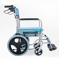 PLLP Medical Rehab Chair, Wheelchair,Lightweight Folding Wheelchair Driving Medical Adult Medical Supplies, Wheelchair with Sitting Multi-Function Elderly Portable Ultra-Light Waterproof Can Take a W