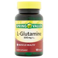 Spring Valley - L-Glutamine 500 mg, 100 Tablets