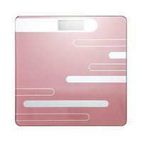 Bathroom Body Floor Scales Glass Smart Electronic Scales USB Charging LCD Display Body Weighing Digital Body Weight Scale Pink