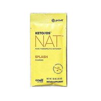 Pruvit Keto//OS NAT CHARGED, BHB Salts Ketogenic Supplement - Beta Hydroxybutyrates Exogenous Ketones for Fat Loss, Workout Energy Boost Through Fast Ketosis. 20 Sachets (Splash)