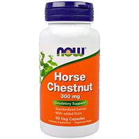 Horse Chestnut Extract, 300 mg, 90 Caps by Now Foods (Pack of 6)