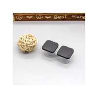 Plastic Material Exquisitely Designed Fashion Delicate Portable Best Selling Invisible Glasses Case on,Black