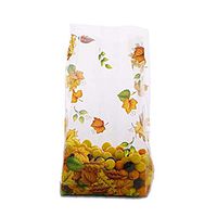 Autumn Leaves Clear Cello Party Bags - 7 1/2 x 3 1/2 x 2in. - 60 Pack