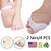 Gel Big Toe Bunion Guard Kit for Men and Women, Bunion Corrector Big Toe Straightener for Treating a Hammer Toe, Overlapping Toe and Crooked Toe, Day and Night Use for Running and Sleeping (Type 2)