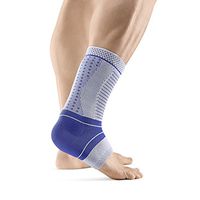 Bauerfeind - AchilloTrain Pro - Achilles Tendon Support - Breathable Knit Ankle Brace for Targeted Relief of Achilles Tendon Without Limiting Mobility - Size 4 - Color Titanium