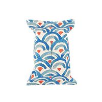 ZUYGG Blue Wave Design Fabric Tissue Box Cover