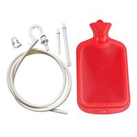 funwill Rubber Douche/Enema Bag, 2000ML Enema Bag Kit Hot Water Bottle Combination System Kit Colon Cleanse Enema Bag for Colon Cleansing Reusable Colonic Kit with Silicone Hose for Men & Women