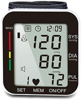 Blood Pressure Machine,Upper Arm Blood Pressure Monitor igital Automatic Measure Blood Pressure and Heart Rate Pulse for Home Use Users Mode Ully Automatic