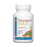 Dr. Whitaker's Triveratrol Gold – Healthy Aging Supplement with Resveratrol & Extracts of Aloe Vera, Green Tea, and Turmeric – Provides Antioxidant Protection & Cardiovascular Support (60 Capsules)