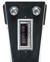 1963-1967 Chevrolet Corvette 300 watt USA-740 AM FM Car Stereo/Radio with Built-in Bluetooth, AUX Inputs, Color Change LCD Digital Display