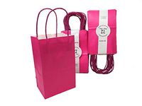 Go Party 2DZ Kraft Paper Gift Bags Size(8 X 5 X 3.5) inch (Fuchsia)