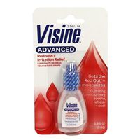 Visine Advanced Relief Lubricating Eye Drops 0.28oz - Box of 6 Packs Pocket Size ship by circle shop