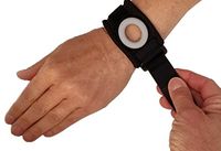 Bullseye Wrist Band (S/M) - TFCC Wrist Brace, Support for Ulnar Sided Wrist Pain - Fits Wrist Circ. 5.5"-7",  DRUJ Instability