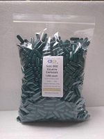 PureCapsUSA- Empty Green Gelatin Capsules Size 000 (1,000 Capsules, Joined)
