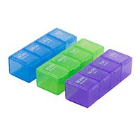 4 Times a Day Pocket Pill Organizer- 7 Pack