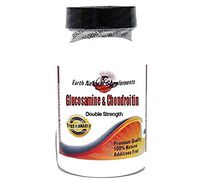 Glucosamine 500mg and Chondroitin 400mg Double Strength * 200 Capsules 100% Natural - by EarhNaturalSupplements