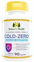 Cold-Zero, Immune Support Supplement, Promotes Defense for Cold and Flu Season, 1100 MG Per Serving, 90 Capsules, Nature’s Health