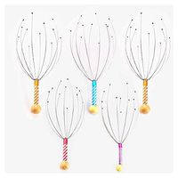 5 Pack Scalp Massagers Handheld Head Massage Tingler Scratcher for Deep Relaxation Hair Stimulation & Stress Relief