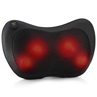 Massage Pillow,Shiastu Neck and Back Massager,Shiatsu Pillow Massager with Heat Lower Back & Shoulder Massage for Stress Relief & Ultimate Relaxation